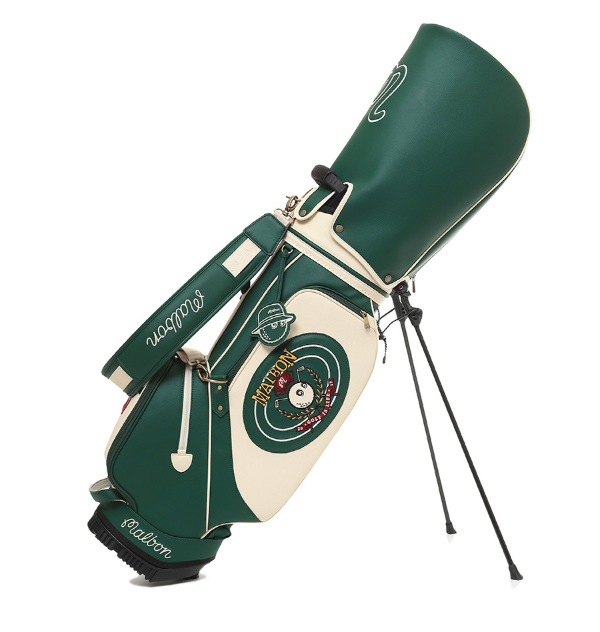 MALBON Korea 2025 Limited Edition Newtro Heritage Stand Bag Lightweight Waterproof Caddy Golf Bag